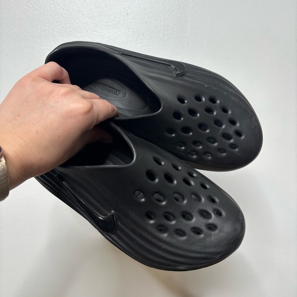 Men's Sz 9 Nike ReactX Rejuven8 Slip On Shoes - Black - Picture 7 of 10